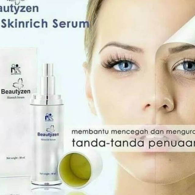 Beautyzen Skinrich Serum KK Indonesia Mengurangi Penuaan dan Meningkatkan Kekencangan Kulit