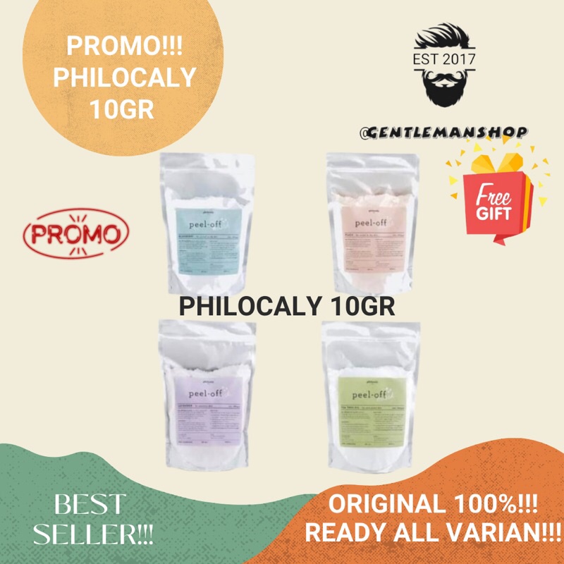 [FREE GIFT!!!] PHILOCALY SKIN PEEL OFF MASK ORIGINAL - 10Gr/Gram