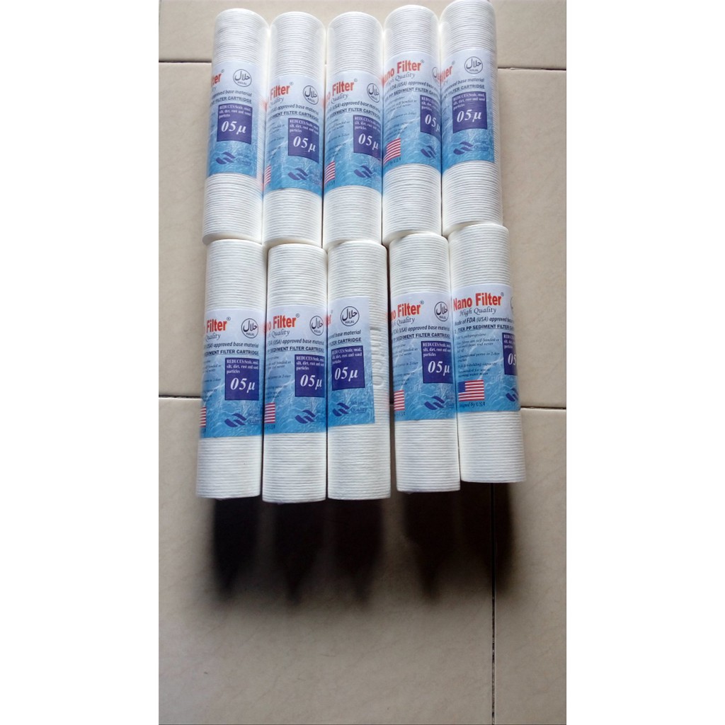 Isi Filter RO No.1/Nano Filter 0,5Mikron  Grosir