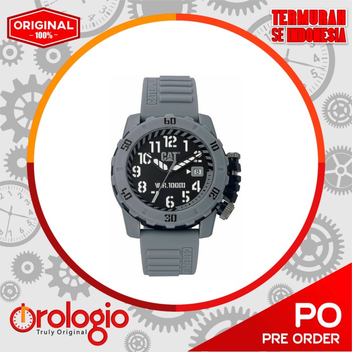 CAT Caterpillar Barricade Gray Military Style Watch LK15125115