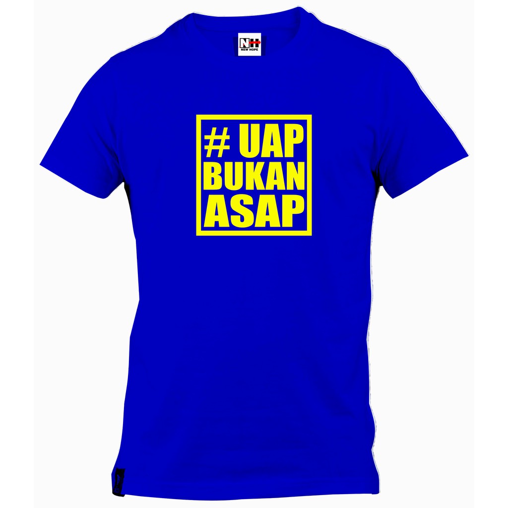KAOS VAPE UAP BUKAN ASAP BLUE 2 B11