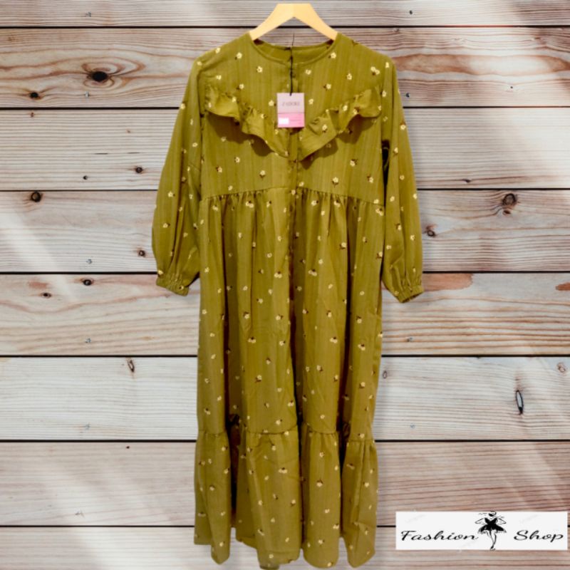 MIDI GAMIS PRINTING BUNGA JADORE