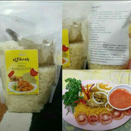 

paket beras BASMATI IMPORT INDIA.@500 gr +bumbu lengkap