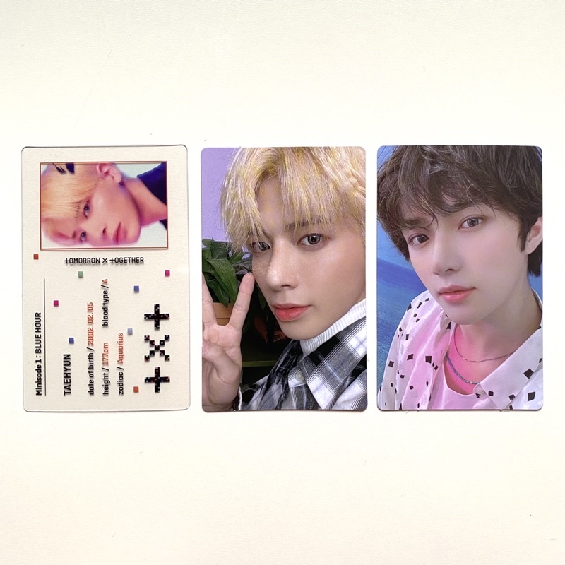 TXT BEOMGYU, TAEHYUN MINISODE BLUE HOUR OFFICIAL PC (AR, VR, R VERSION)