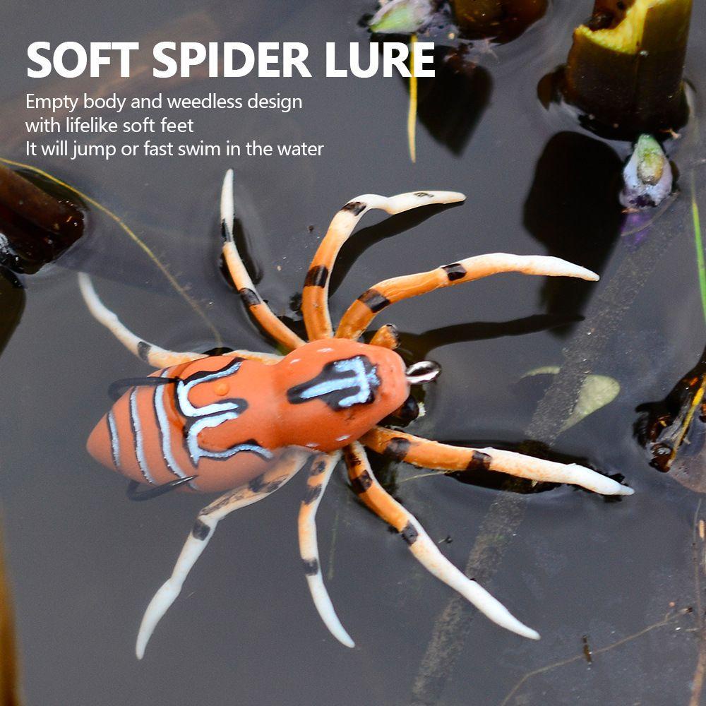 TOP Bionic Spider New 7.5cm/7g Umpan Pancing Bahan Silikon Manusia Hidup