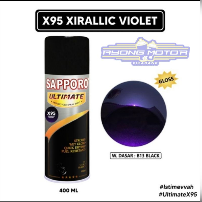 Sapporo Ultimate X95** Xirallic Violet