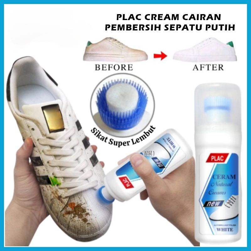 [BISA COD] Cairan Pembersih dan Pemutih Sepatu Putih ORI/ Shoes Cleaner / Polish Semir Krim Ajaib Penghilang Noda Sneakers Shoes Remover (ORIGINAL)