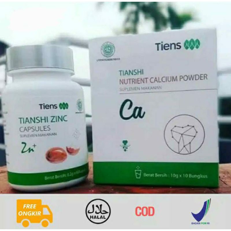

Paket Peninggi Badan Tiens Original Susu NHCP dan Zinc Kapsup