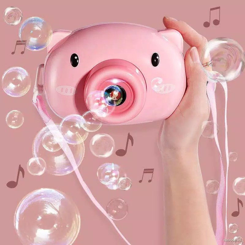 [READY STOK] MAINAN ANAK BUBBLE KAMERA BUBBLE CAMERA ELEKTRIK BUBLE SABUN KARAKTER