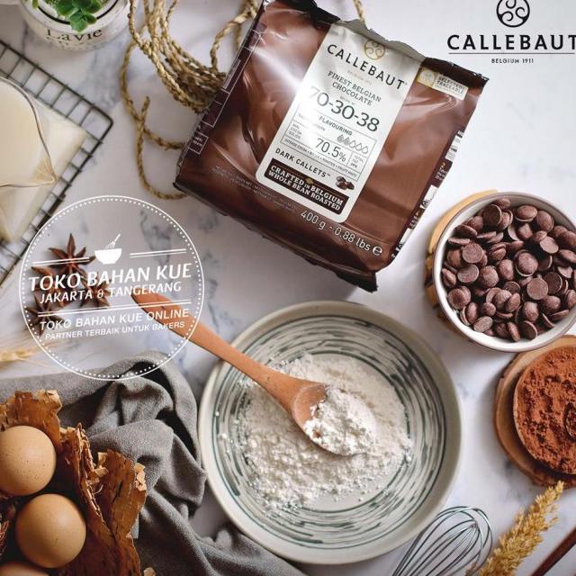 

Callebaut Dark Couverture 7030 70,5% Chocolate 400Gr Asli Coklat Noir