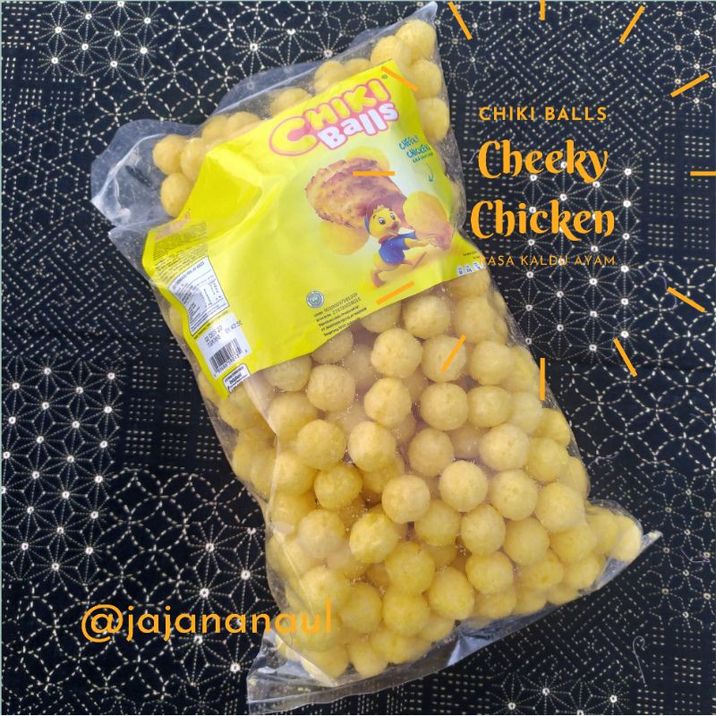 

Chiki Balls 250 gr Rasa Ayam Cheeky Chicken Snack kiloan murah