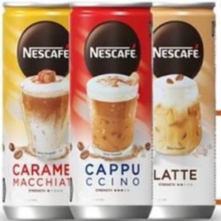 

Nescafe Caramel Macchiato Cappuccino Latte kaleng can 220ml