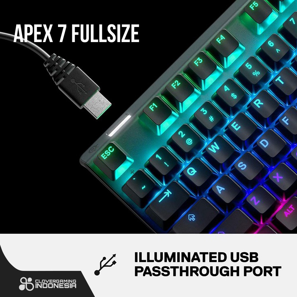 Steelseries Apex 7 Fullsize - Mechanical Gaming Keyboard