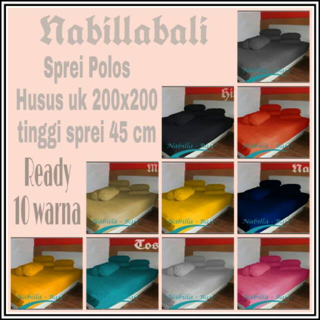 Sprei Bali Polos Nabilla 200x200