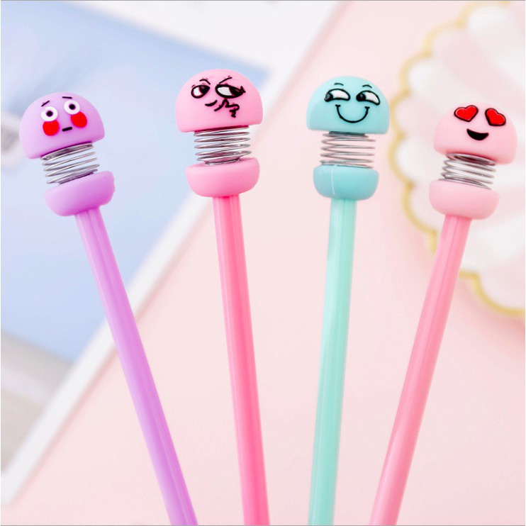 

LARIS49 Pulpen Emoticon Per Karakter Pena Pen Bolpen Emot Karakter Per Goyang Spring Doll - ST161