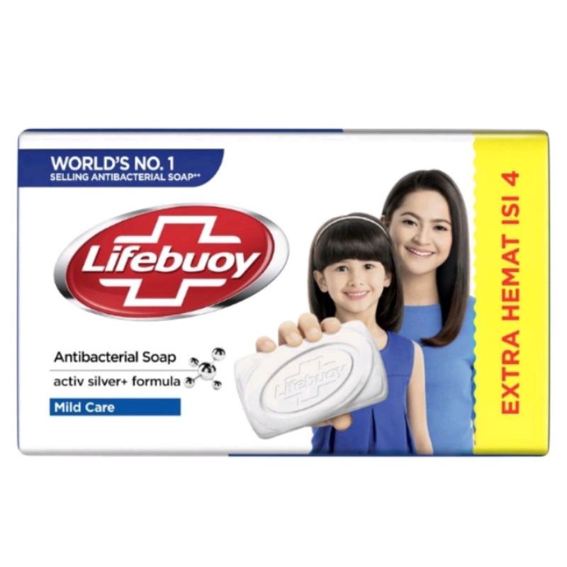 lifebouy anti bacterial soap bar 110g dan 65gr