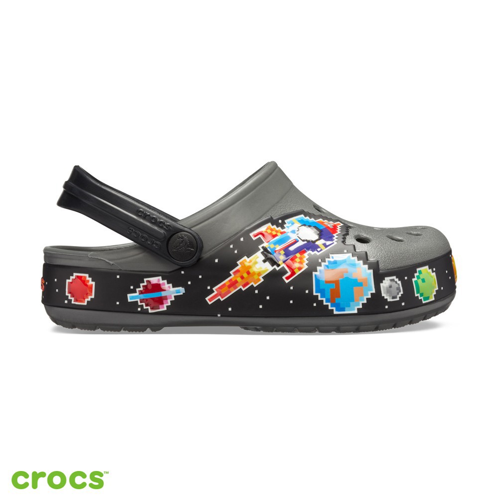 Crocs FL Galactic Boy's Clog - Slate Grey Sandal Anak Cowok Original