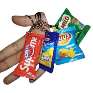 gantungan kunci makanan / gantungan souvenir/gantungan lucu kado ultah