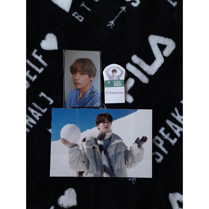 [BOOKED] OFFICIAL PHOTOCARD HER L TAEHYUNG V &amp; PHOTOSET WINTER PACKAGE JIN