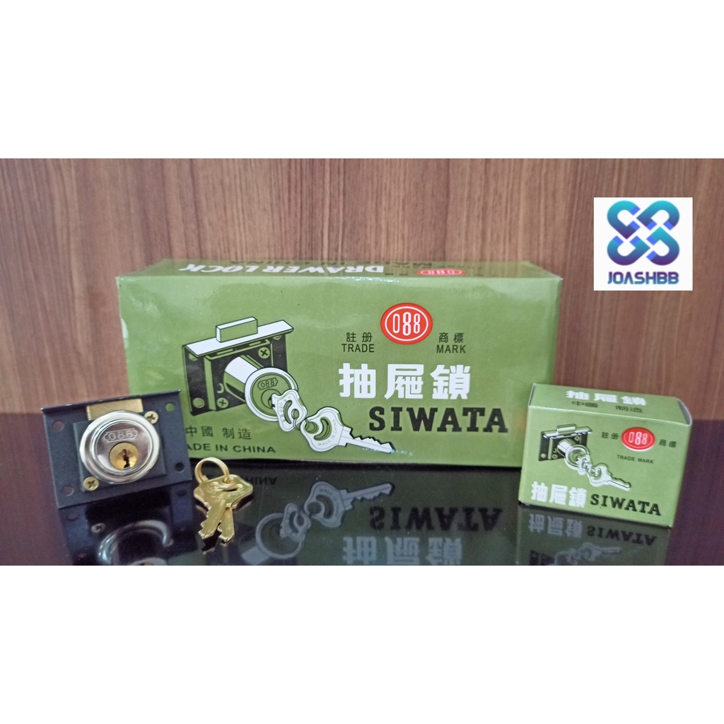 Kunci Laci 088 Siwata Besar 22mm / Kunci Lemari /Konci