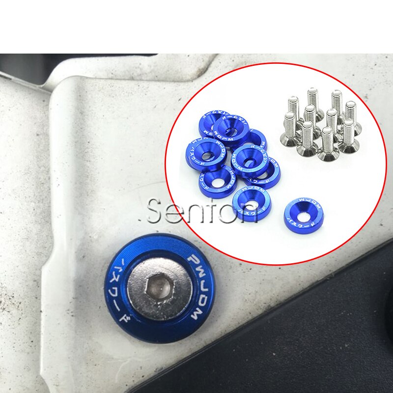 10 pcs Mobil Sekrup Bonnet Gasket Aksesoris Motor Mobil / 10pcs Car Screw Bonnet Gasket Car Motor Accessories