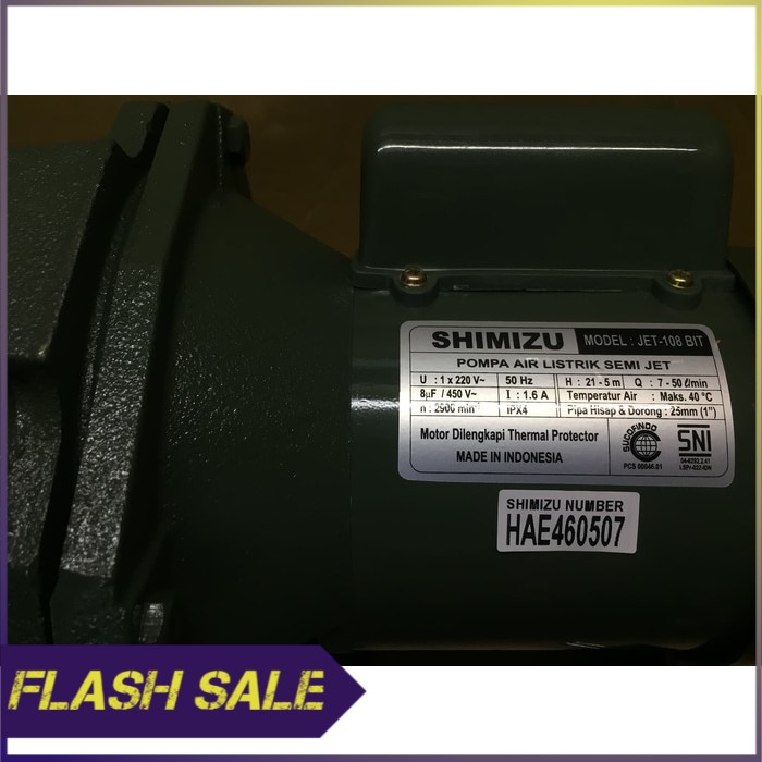 Mesin pompa air semi jet pump shimizu jet 108 bit