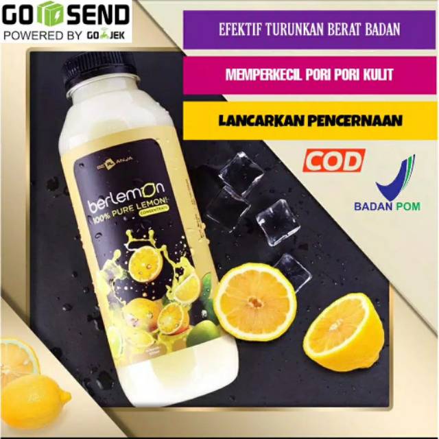 

BERLEMON / MINUMAN KESEHATAN / MINUMAN DIET / LEMON ASLI 100% / MINUMAN BPOM / DIET / DETOKS