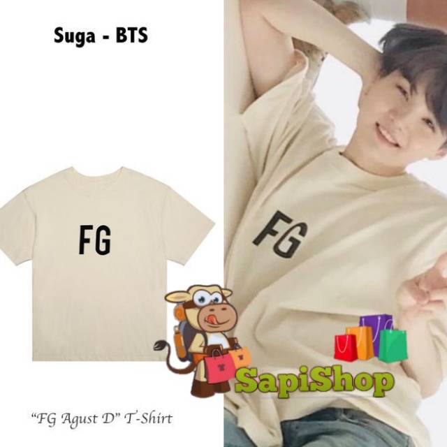 ( COD)  Kaos premium kpop FG FEAR OF GOD suga bts cream