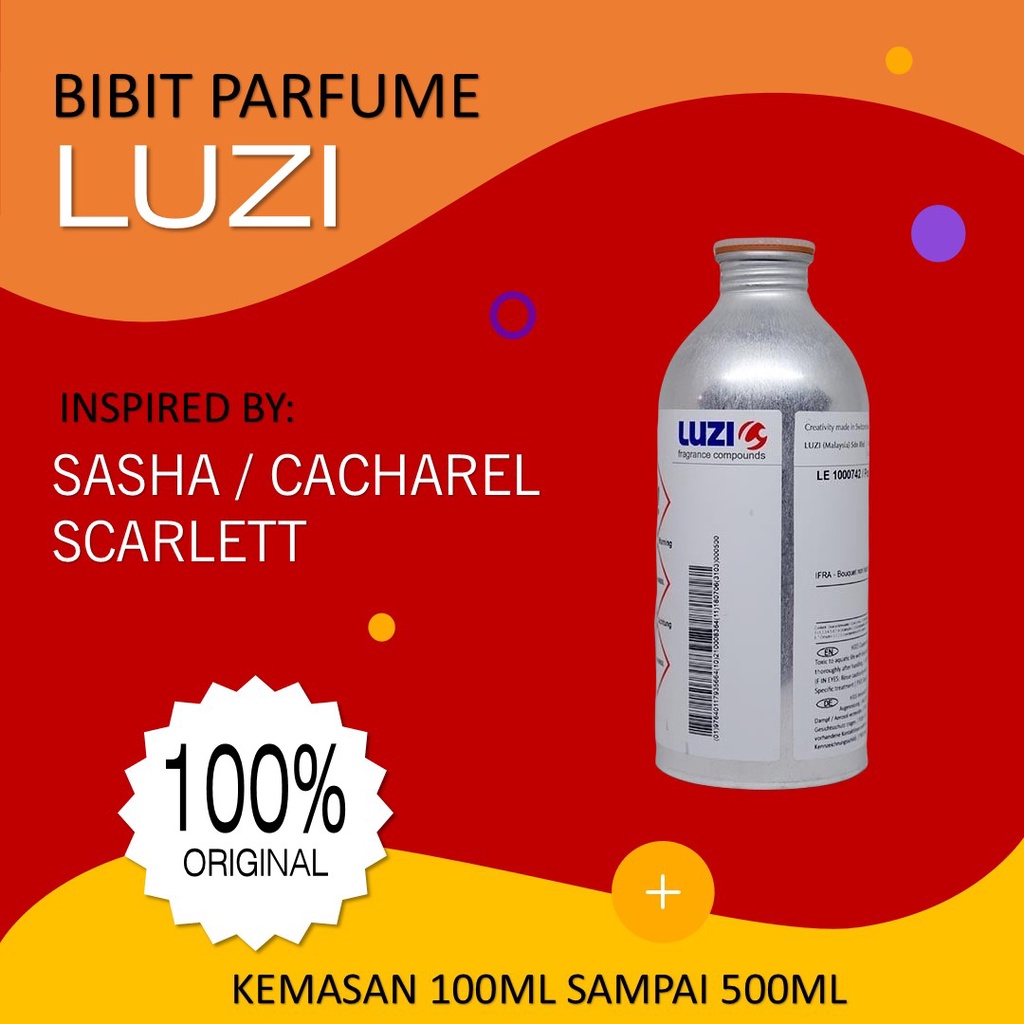 Bibit Parfum Luzi SASHA Searah dengan CACAREL SCARLET