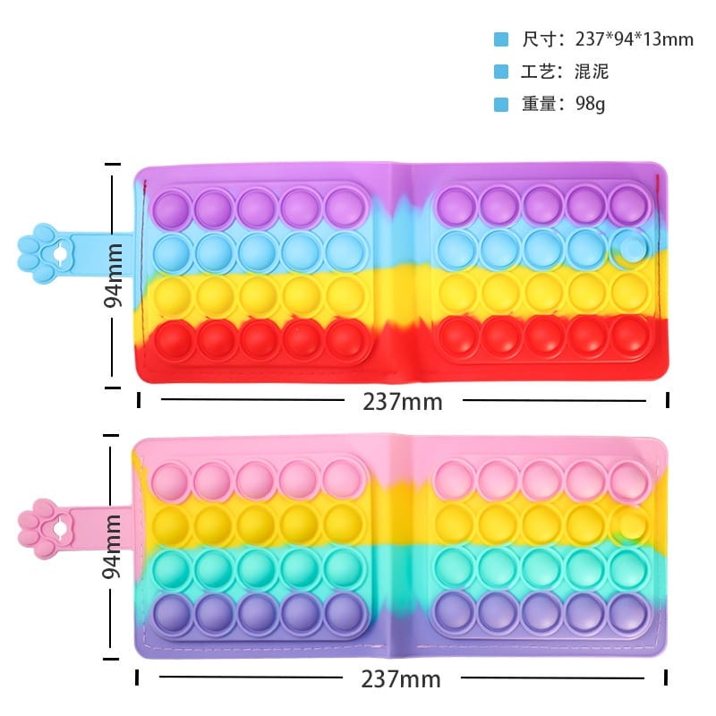 DOMPET POPIT  / DOMPET POP IT UANG KERTAS