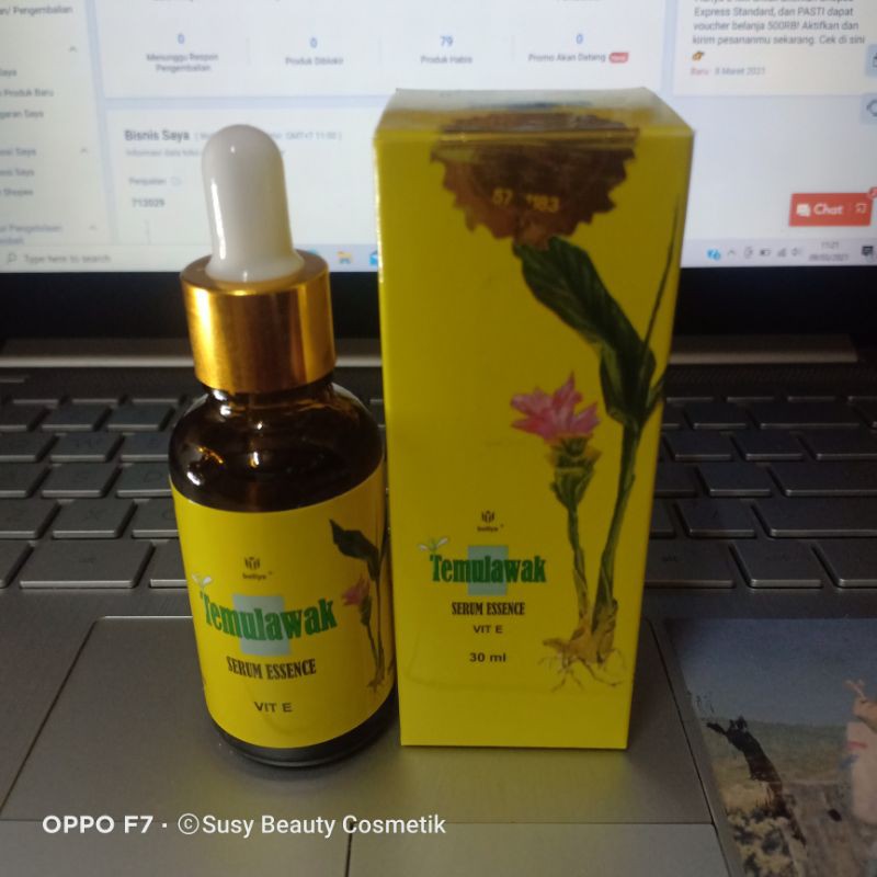 Serum Temulawak Essence Original Bpom / Glowing