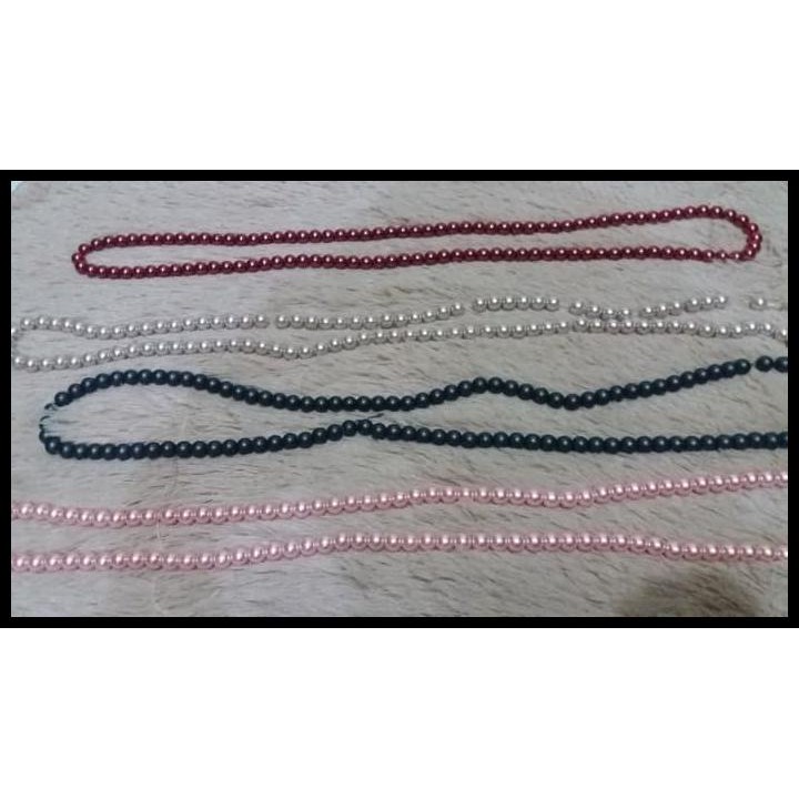 

BIG SALE MUTIARA PLASTIK BULAT 8MM (1 RENTENG) (DAS)