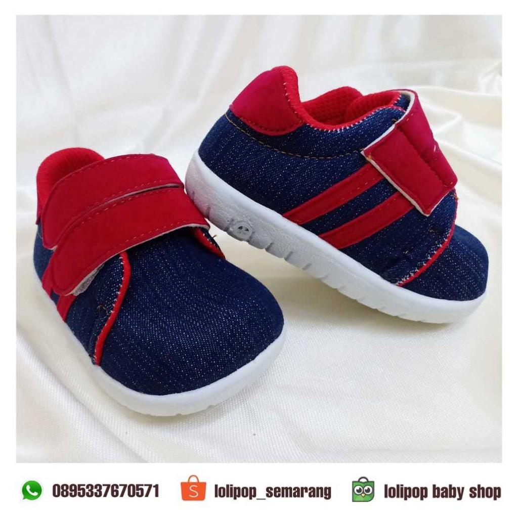 Sepatu Baby Cowo Pipi Mimi Perekat ada Bunyi 22/25