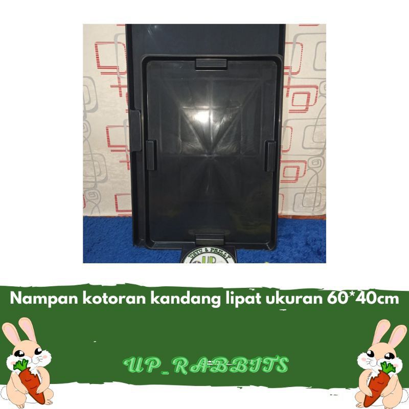 Nampan kotoran alas kandang lipat  kucing, anjing,kelinci, dll-1