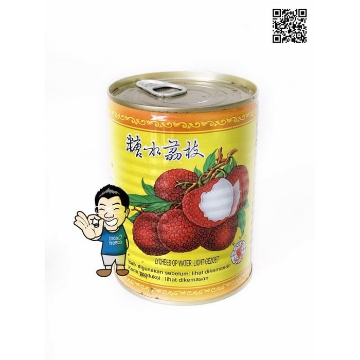 

Kalengbuah- Narcissus Lychee In Syrup Canned- Minuman Buah Leci Kaleng 567G -Buah-Kaleng.