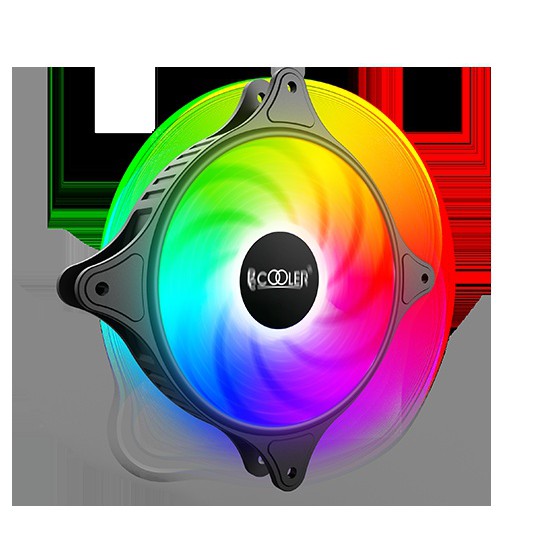 PCCooler FX-120-3 120MM Fixed LED Color Fan