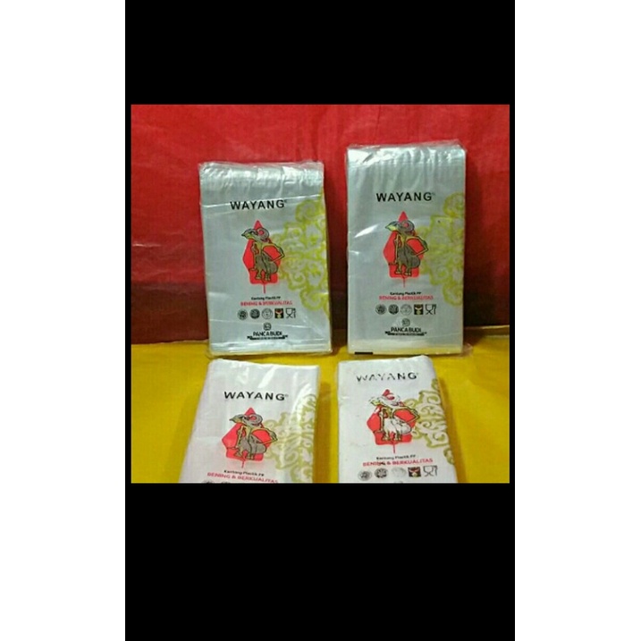 Plastik kue/kerupuk PP wayang 10x15