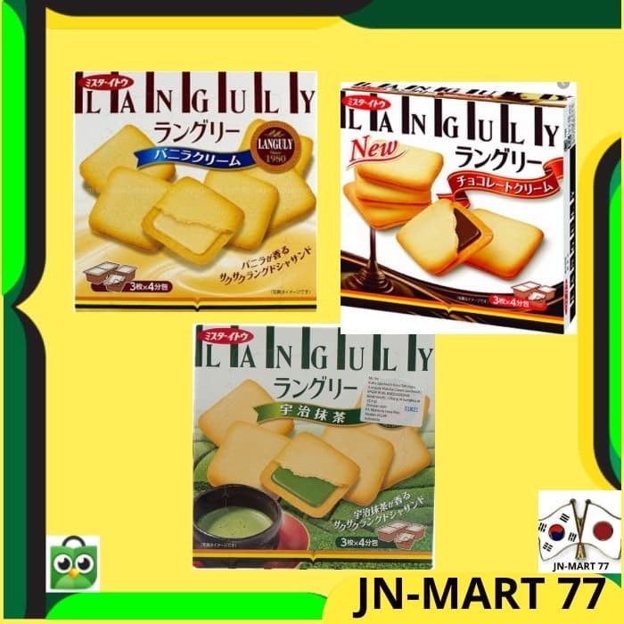 

Terbaru - Makanan Jepang/Japanese Food/Snack Jepang Mr Ito Kukis 130 Gr Import - Matcha Cream