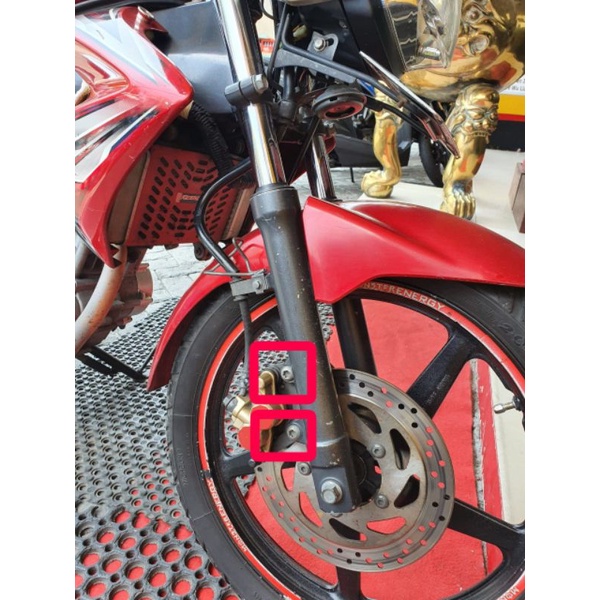 NACOM DV Baut Breket ke Caliper Depan Vixion