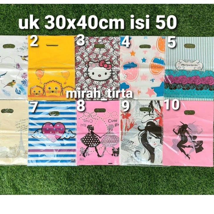 

♠ ❤❤ 30x40cm KANTONG KRESEK PLONG MOTIF 30X40CM . Kantong kresek olshop. Kantong plong pond motif. kresek baju. kantong olshop motif online shop Ω