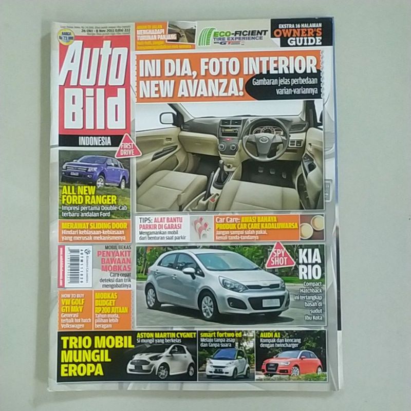 Majalah AutoBild 26 Okt - 8 Nov 2011 Edisi 222