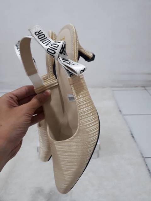 (freebox.DR) Heels JDR Stripe Slingback Premium Edition - JHR.01