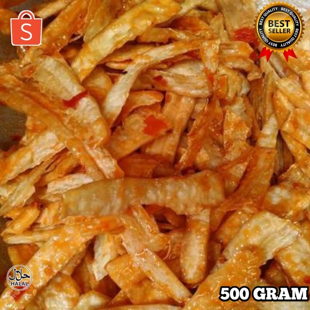

krecek singkong pedas manis enak 500 gram