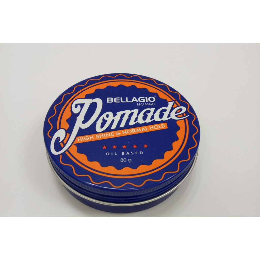 BELLAGIO POMADE HIGH SHINE&NORMAL HOLD OIL BASED 80GR