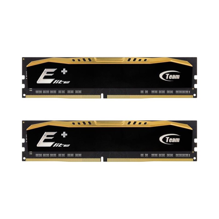 RAM Team Elite Plus Black DDR4 PC19200 2400Mhz Dual Channel 8GB