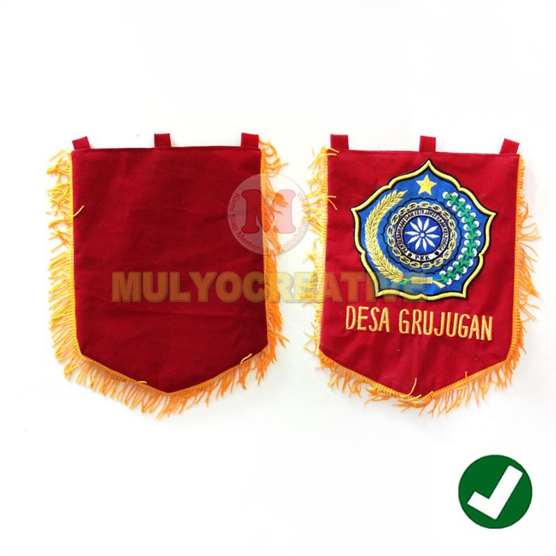 Bendera Vandel Bordir - Bendera PKK Bendera Vandel Meja