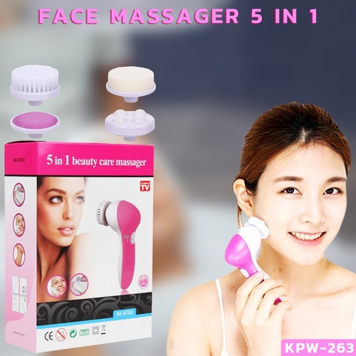 Trend-Alat Facial Wajah 5 in 1 / Face Beauty Care Massager 5 in 1