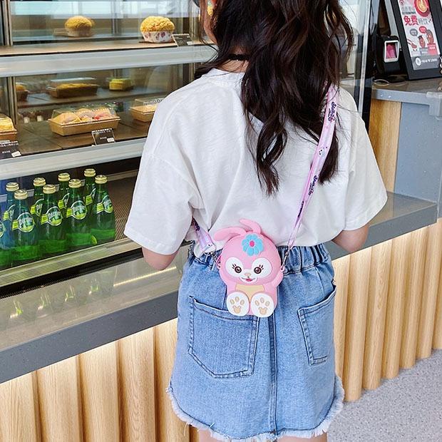 Leleoncare TAS MINI FASHION JELLY ANAK SELEMPANG / TAS SELEMPANG ANAK JELLY KARAKTER / SLING BAG ANA