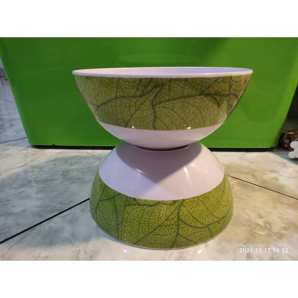 MASPION VANDA Melamine BF 579 - Mangkok Hawai 8.75 inch - GREENY