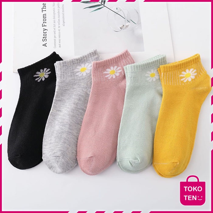 Tokoten - Kaos Kaki Pendek Wanita - Kaos Kaki Mata Kaki - Kaos Kaki Wanita Korea